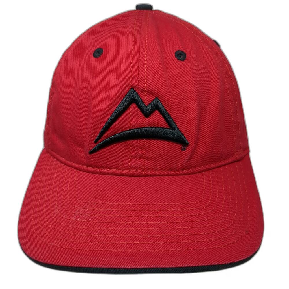 The Game Coors Light Mountain Logo Red Black Baseball Cap Hat One Size Slideback
